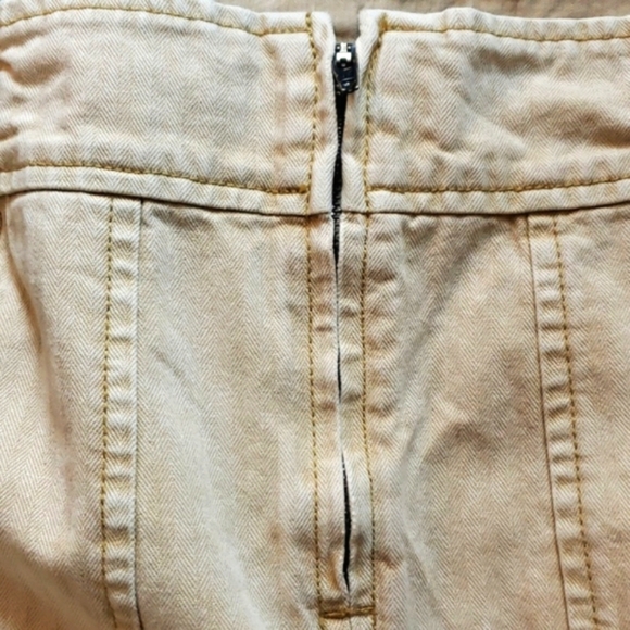 Free People West Coast Wash Denim Cargo Mini Skirt - Picture 8 of 13